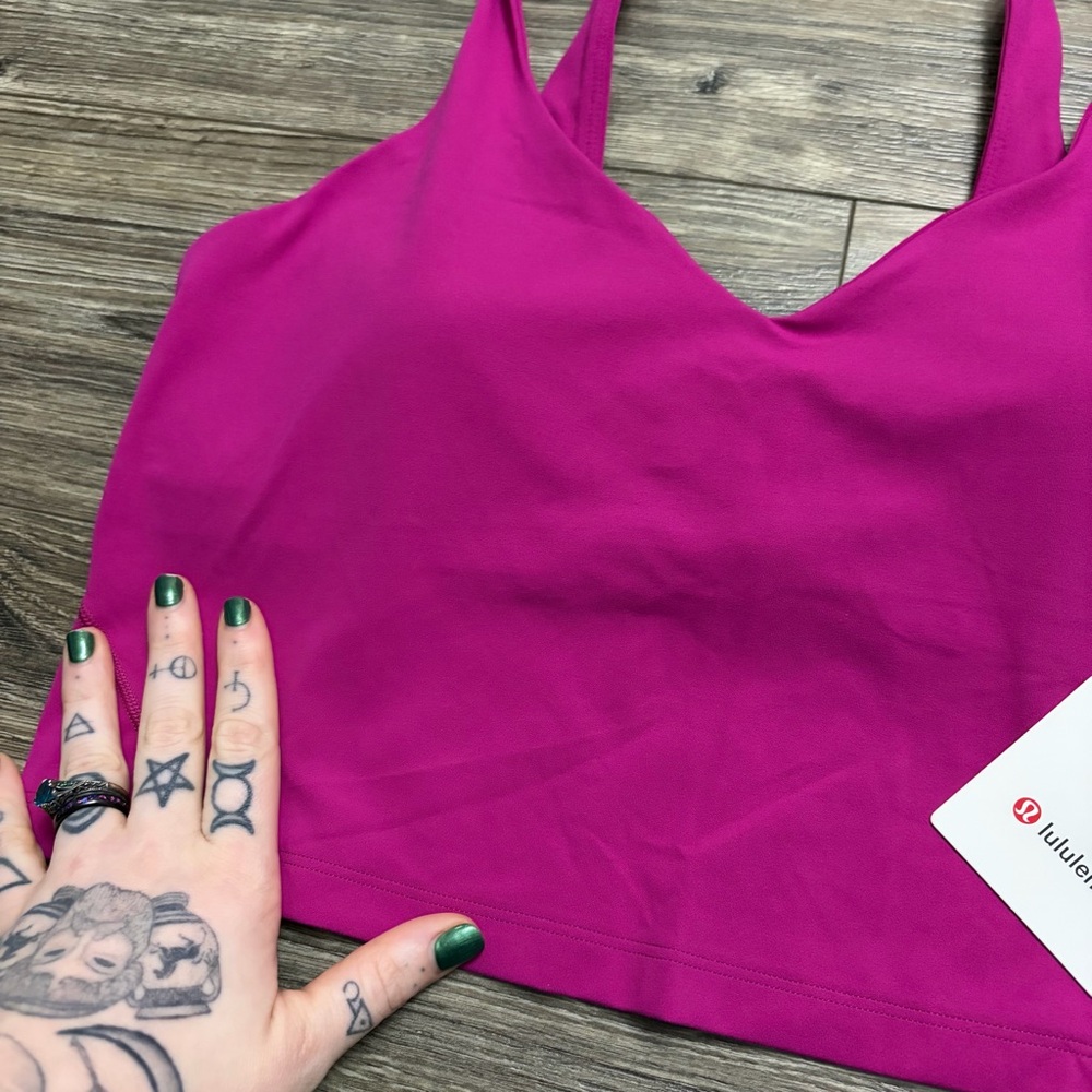 NWT Lululemon Align Tank Top (Ripened Raspberry) Size 12 - Picture 4 of 6
